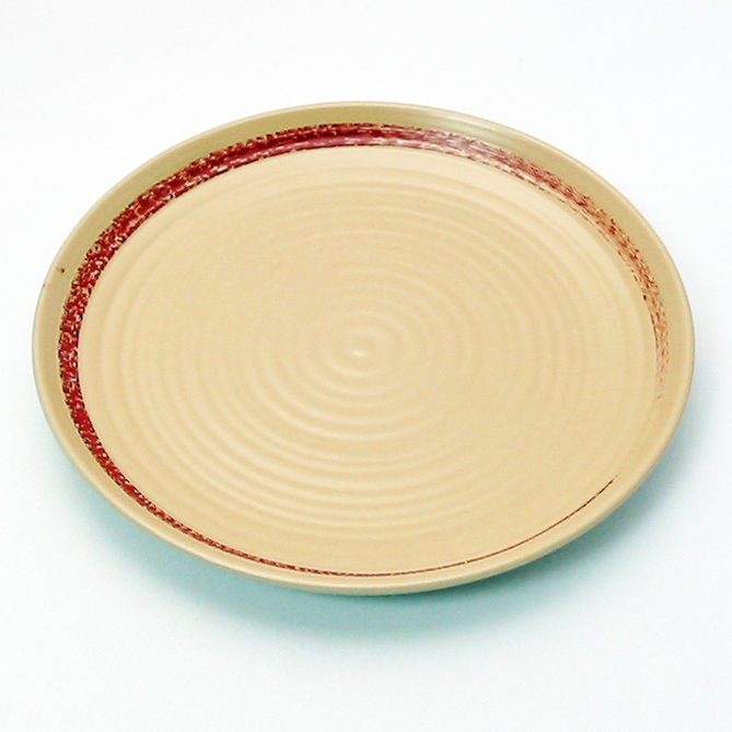 パン皿 栃 一本線 木のお皿 木製 漆塗り 中皿
