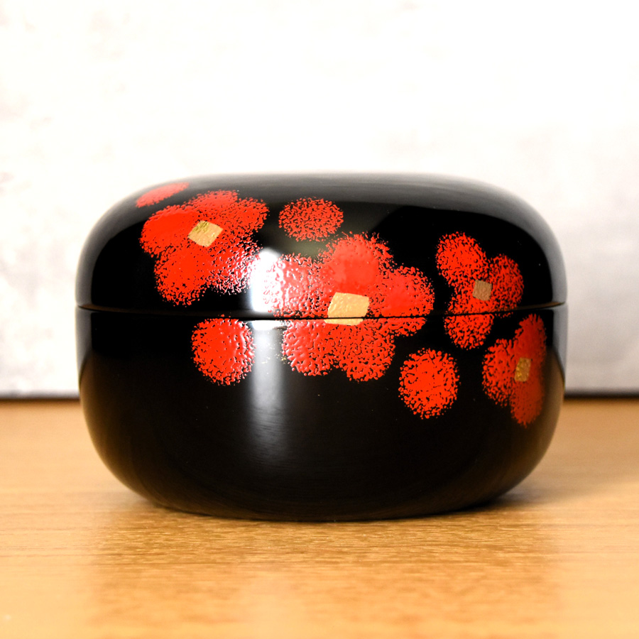 ボンボニエール 紅白華 漆塗りキャンディーボックス