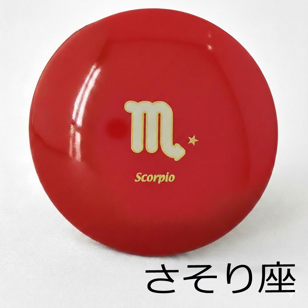 プチ手鏡 星座マーク 巾着付き コンパクトミラー